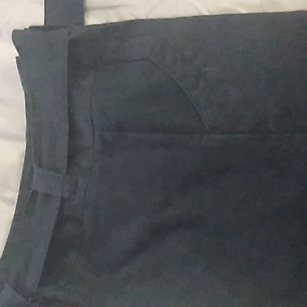 Wide leg flair pants denim